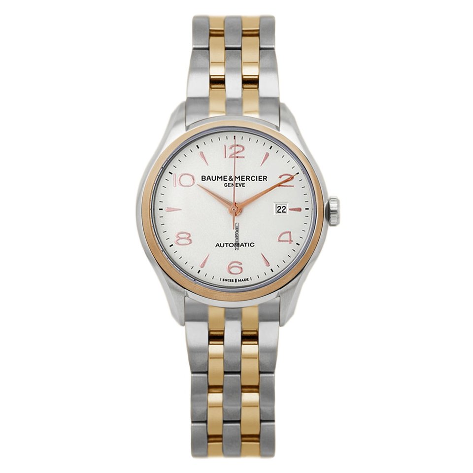 Baume & Mercier Clifton Womens watch Automatic Gold Steel M0A10152