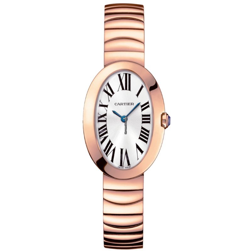 Cartier Baignoire Womens watch Quartz Rose gold W8000005