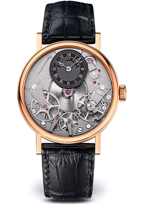 Breguet Tradition Mens watch Unisex Manual winding Rose gold 7027BR G9 9V6