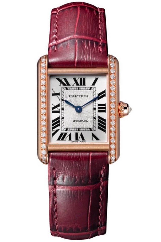 Cartier Tank Louis Cartier Womens watch Manual winding Rose gold WJTA0010