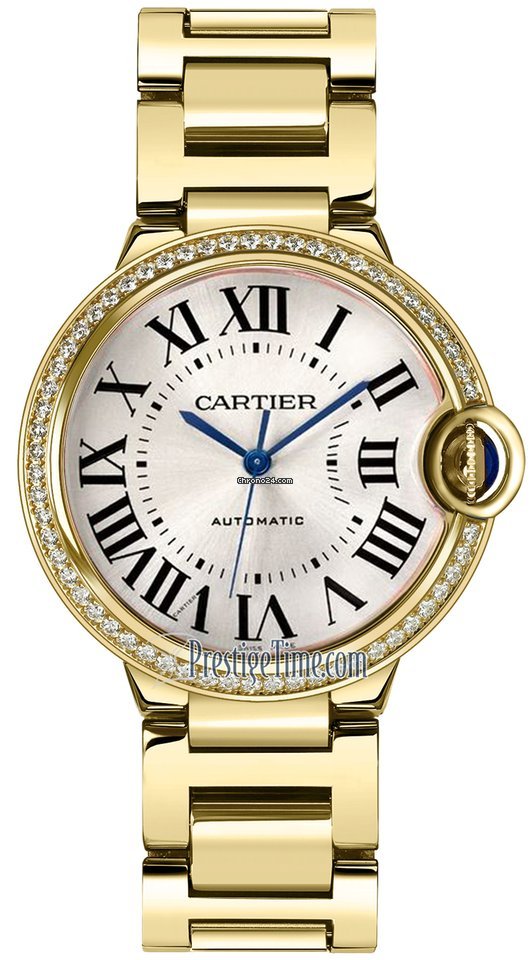 Cartier Ballon Bleu 36mm Womens watch Automatic Yellow gold wjbb0043