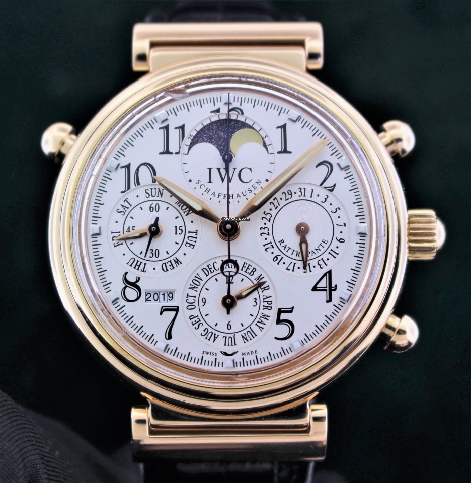IWC Da Vinci Perpetual Calendar Mens watch Unisex Automatic Yellow gold IW3754