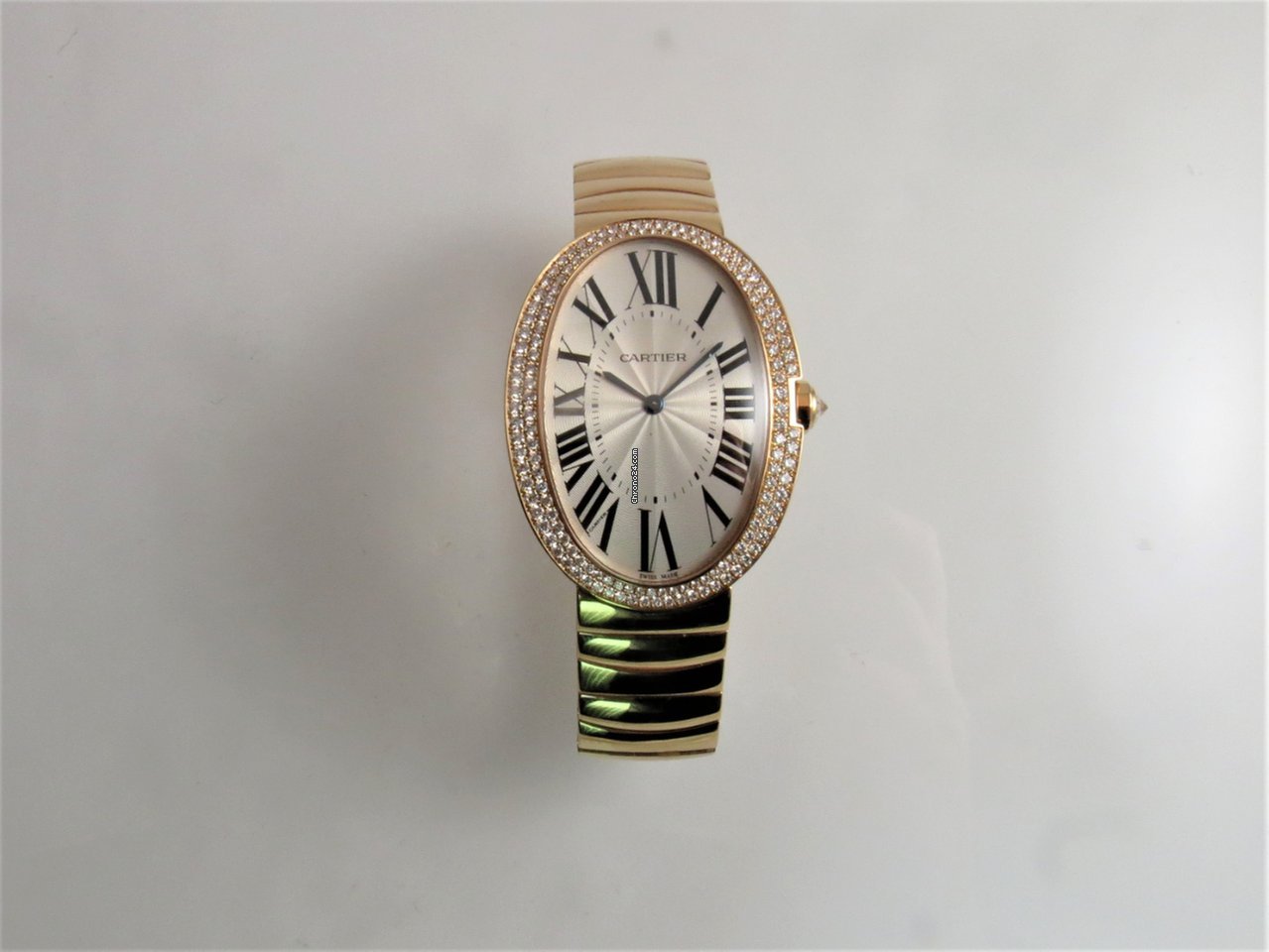 Cartier Baignoire Womens watch Manual winding Rose gold wb520003