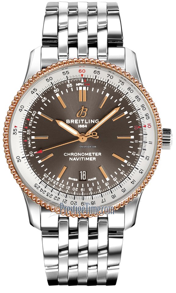 Breitling Navitimer Mens watch Unisex Automatic Gold Steel u17326211m1a1