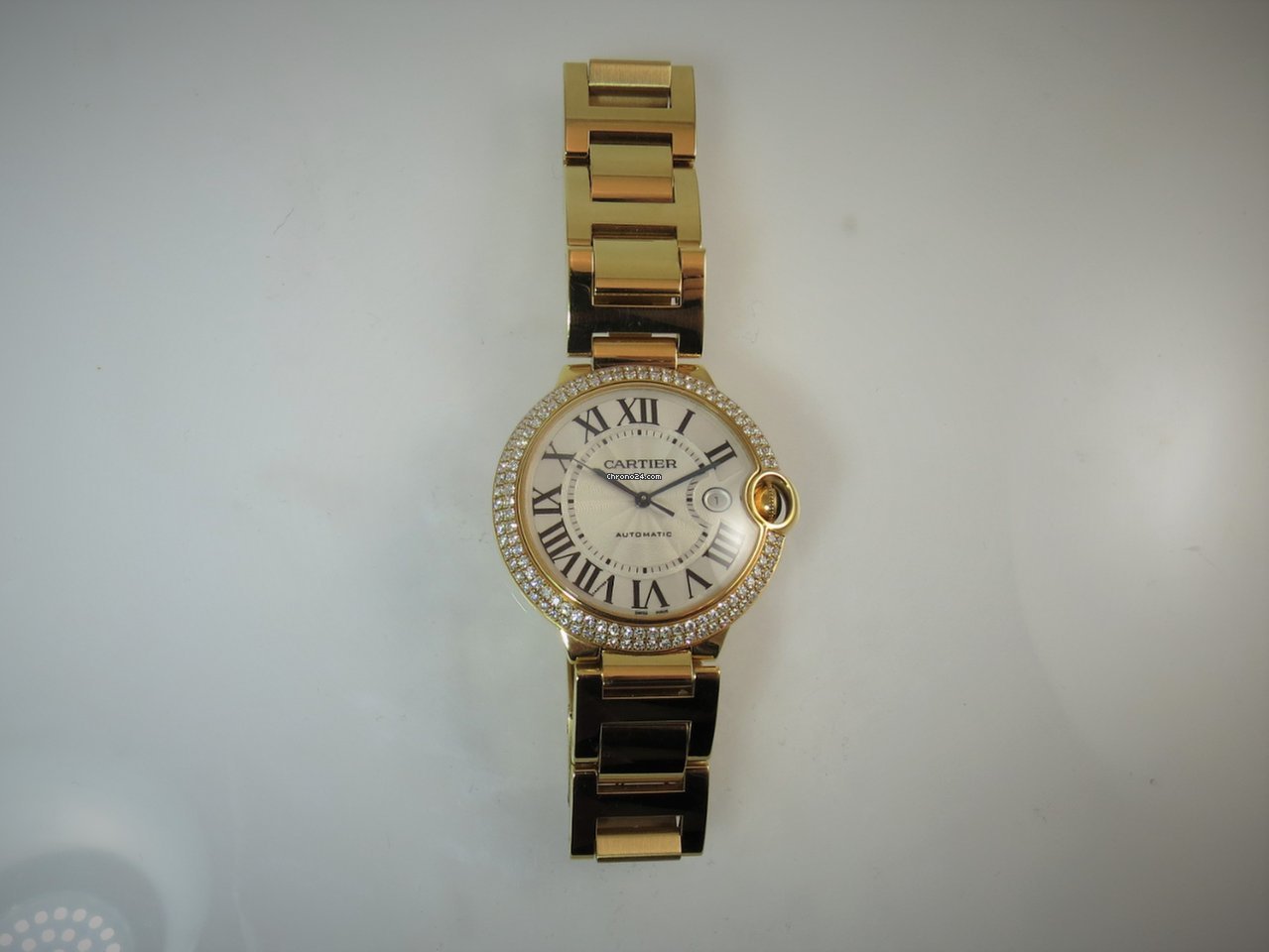 Cartier Ballon Bleu 42mm Automatic Yellow gold WE9007Z3