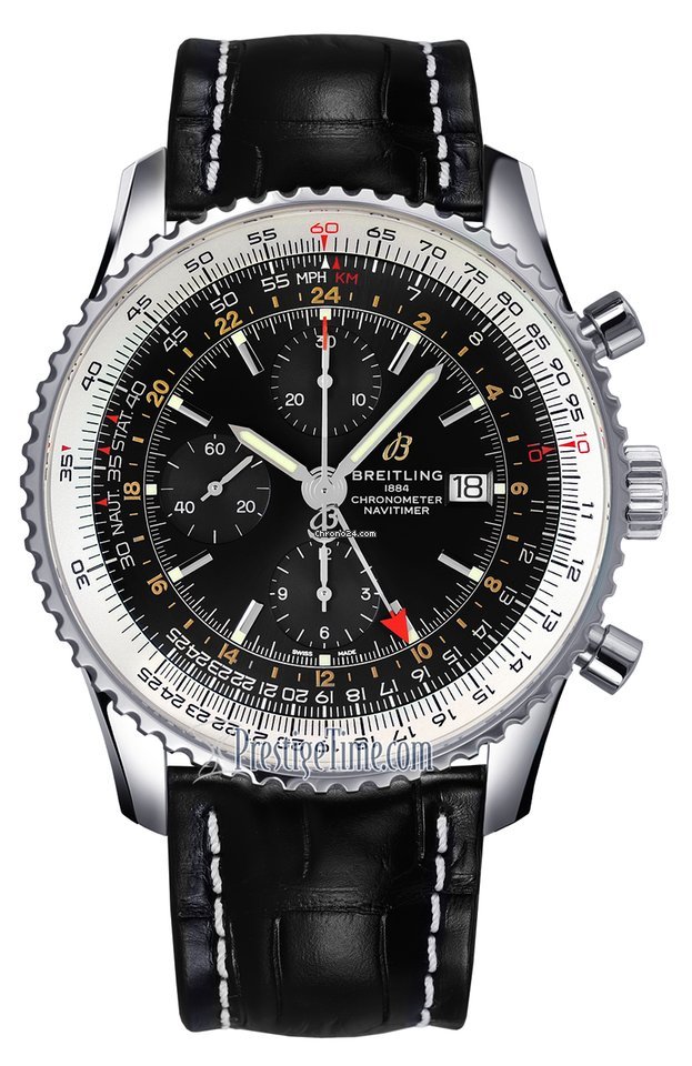 Breitling Navitimer GMT Mens watch Unisex Automatic Steel a24322121b2p1