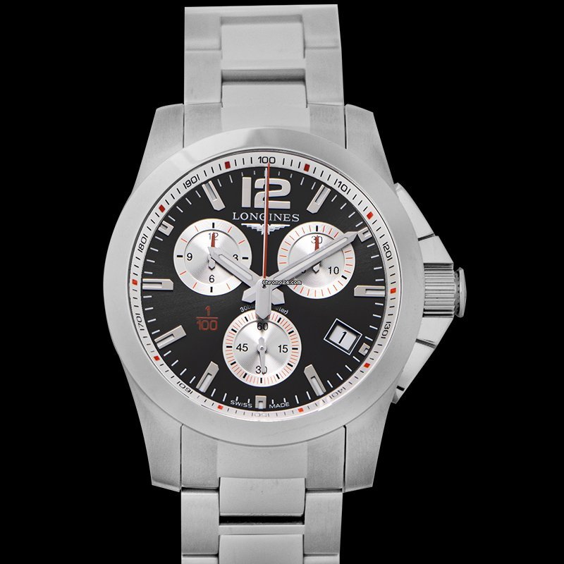 Longines Conquest Mens watch Unisex Quartz Steel L37004796