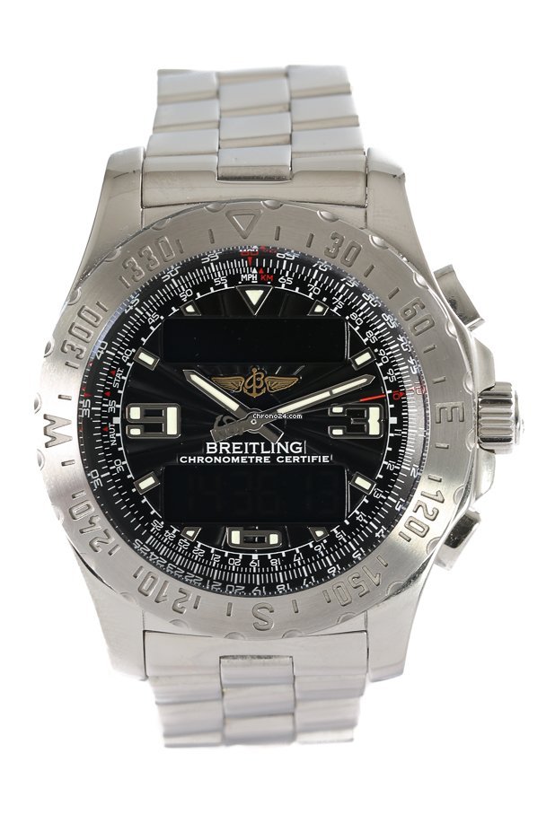 Breitling Airwolf Mens watch Unisex Quartz Steel A78363