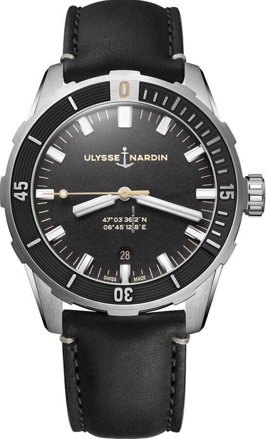 Ulysse Nardin Mens watch Unisex Automatic Steel 8163-175 92