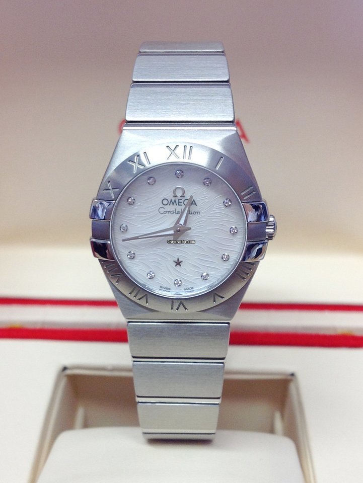 Omega Constellation Quartz Womens watch Quartz Steel 123.10.24.60.55.004