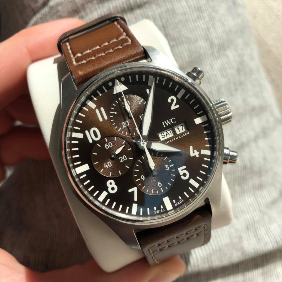 IWC Pilot Chronograph Mens watch Unisex Automatic Steel IW377713