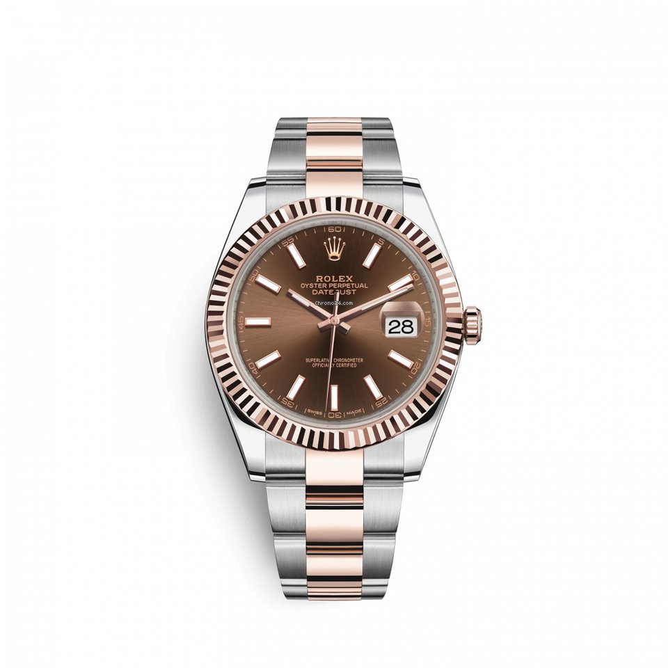 Rolex Datejust 41 Mens watch Unisex Gold Steel Automatic 1263310001
