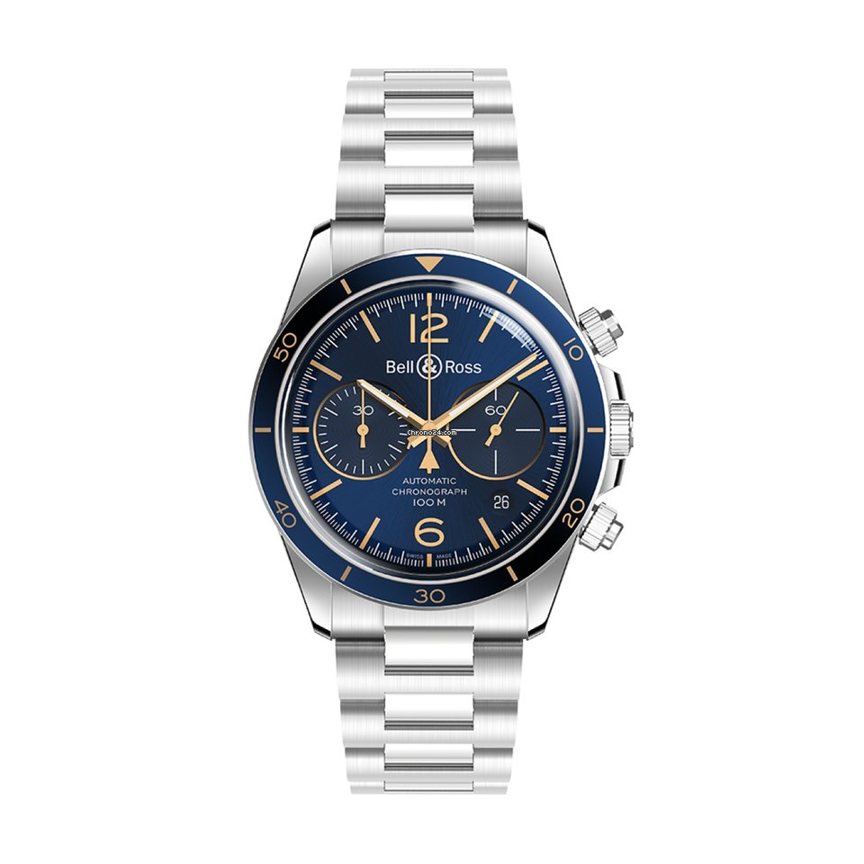Bell & Ross BR V2 Mens watch Unisex Automatic Steel BRV294BUGST SST