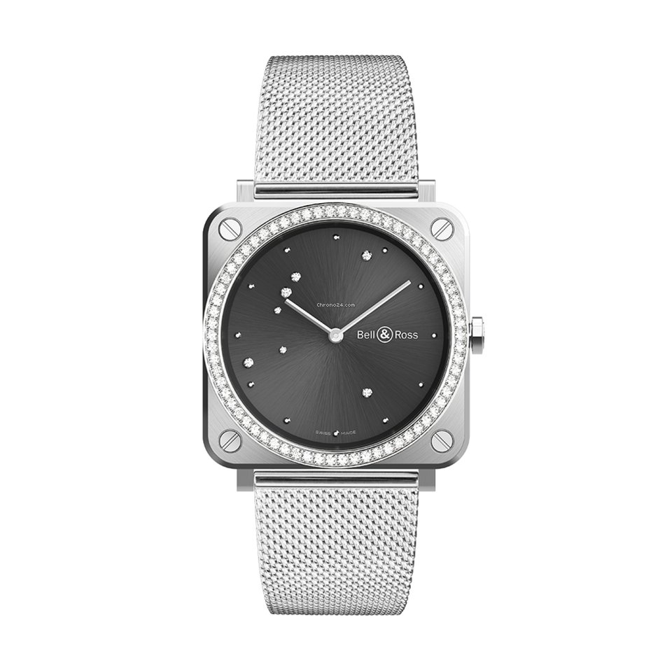 Bell & Ross BR S Womens watch Quartz Steel BRSERUSTLGD SST