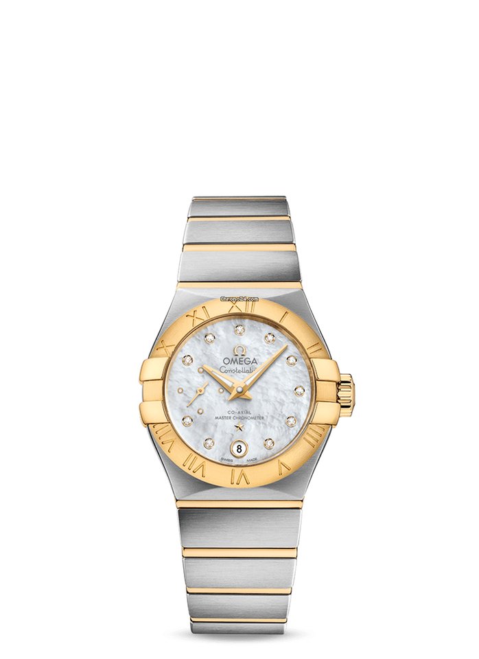 Omega Constellation Petite Seconde Womens watch Automatic Gold Steel 127.20.27.20.55.002
