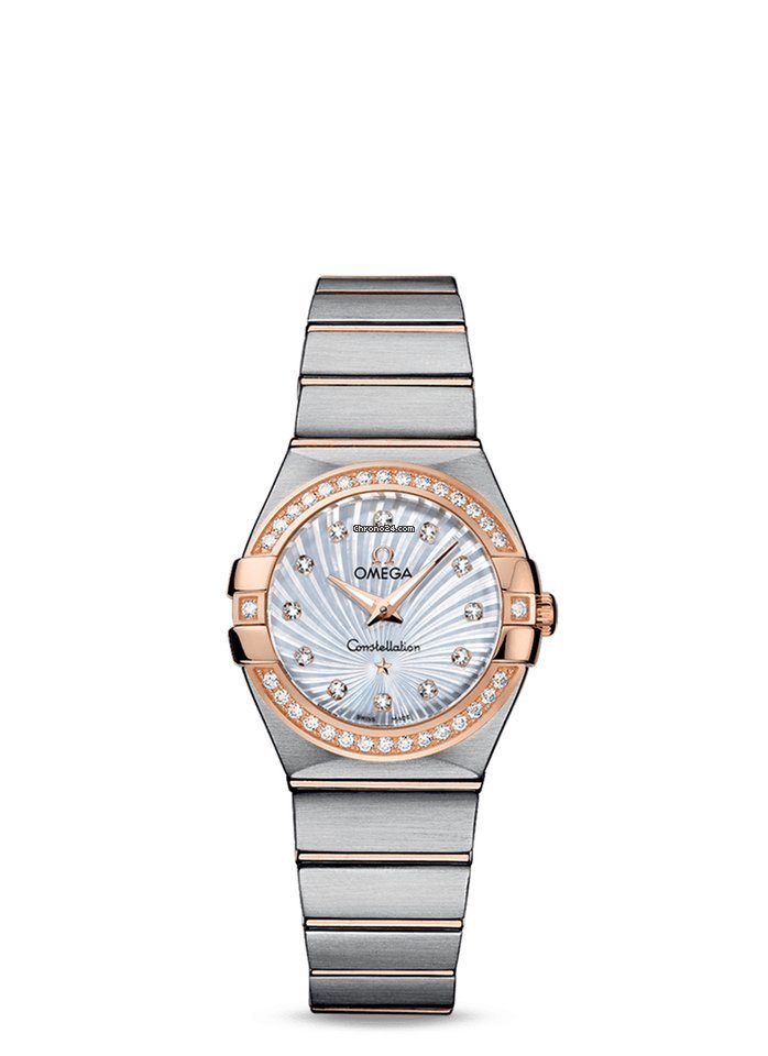 Omega Constellation Quartz Womens watch Quartz Gold Steel 123.25.27.60.55.002