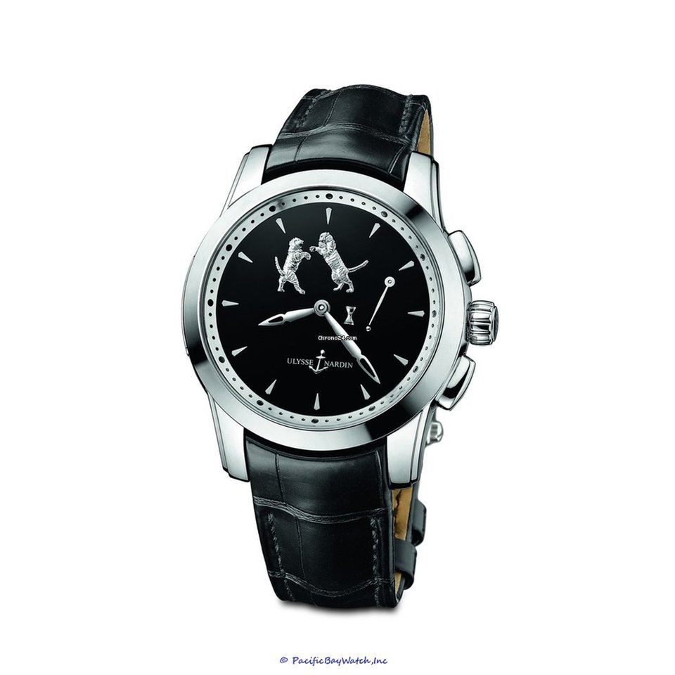 Ulysse Nardin Hourstriker Mens watch Unisex Automatic Platinum 6109-130 E2-TIGER