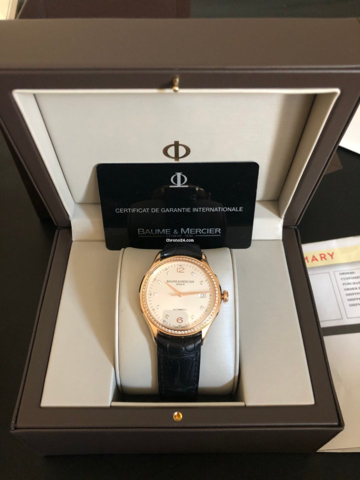 Baume & Mercier Clifton Mens watch Unisex Automatic Rose gold MOA10194