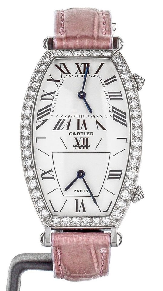 Cartier Tonneau Womens watch Quartz White gold 2459
