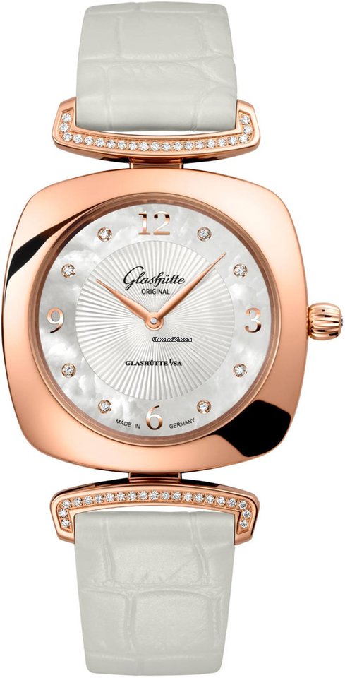 Glashtte Original Pavonina Womens watch Quartz Rose gold 1-03-02-04-05-30