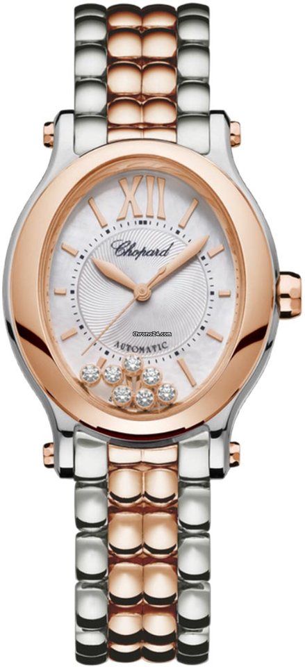 Chopard Happy Sport Womens watch Automatic Gold Steel 278602-6002