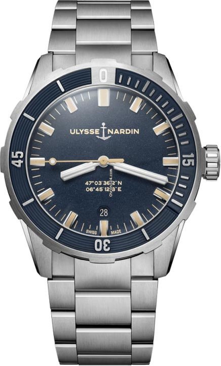Ulysse Nardin Mens watch Unisex Automatic Steel 8163-175-7M 93