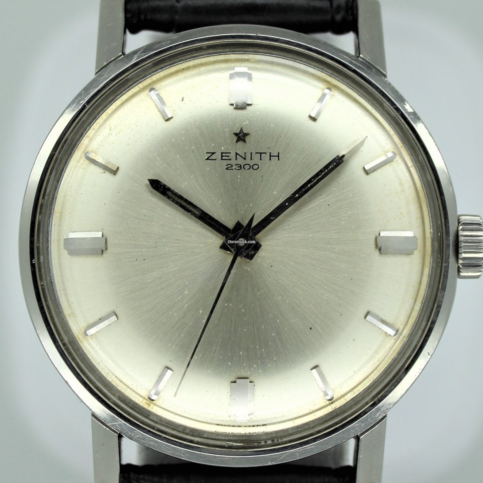 Zenith Mens watch Unisex Manual winding Steel 2300