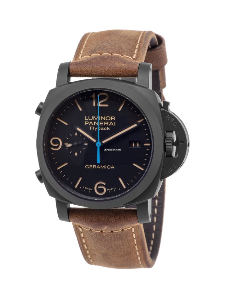 Panerai Luminor 1950 3 Days Chrono Flyback Mens watch Unisex Automatic Ceramic PAM 580