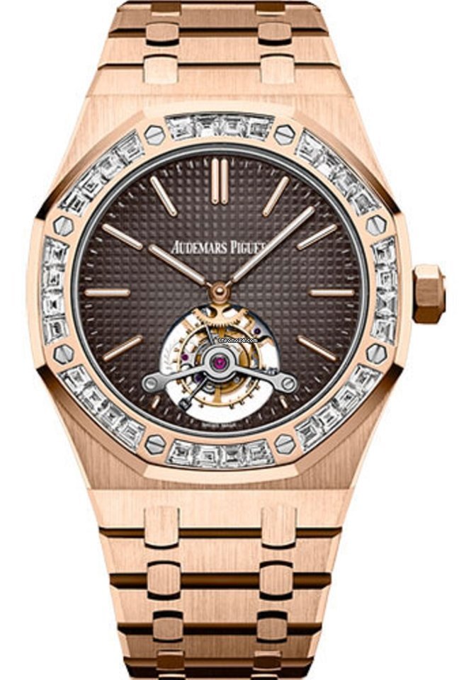 Audemars Piguet Royal Oak Tourbillon Mens watch Unisex Manual winding Rose gold 26516OR.ZZ.1220OR.01
