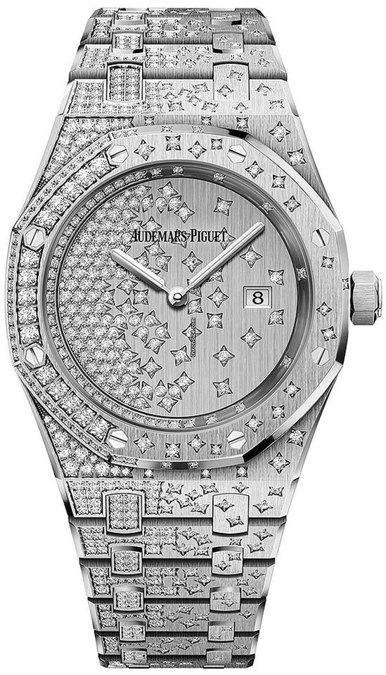 Audemars Piguet Royal Oak Lady Womens watch Quartz White gold 67654BC.ZZ.1264BC.01