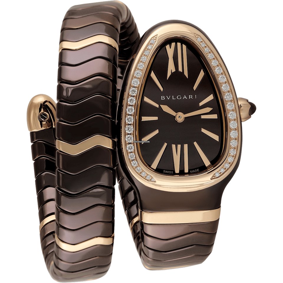 Bulgari Serpenti Womens watch Quartz Ceramic 103060 SPC35C11GDC11CG.1T