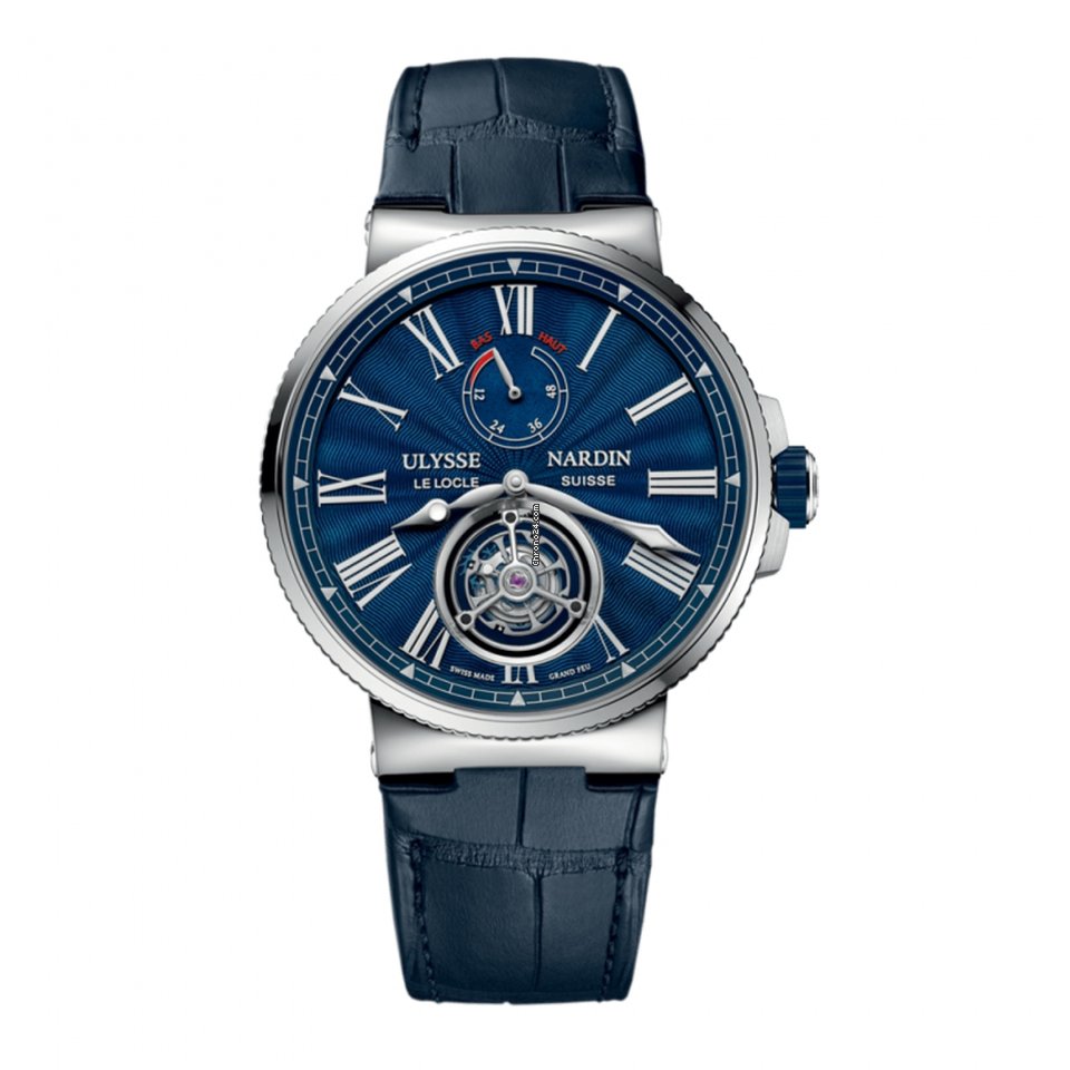 Ulysse Nardin Marine Tourbillon Mens watch Unisex Automatic Steel 1283181 E3