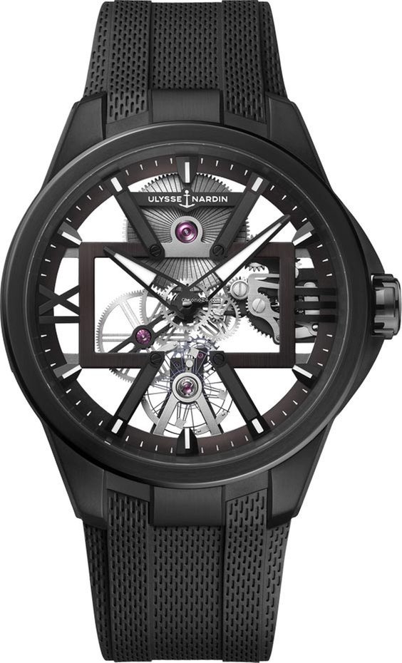 Ulysse Nardin El Toro  Black Toro Mens watch Unisex Manual winding Titanium 3713-260-3 BLACK