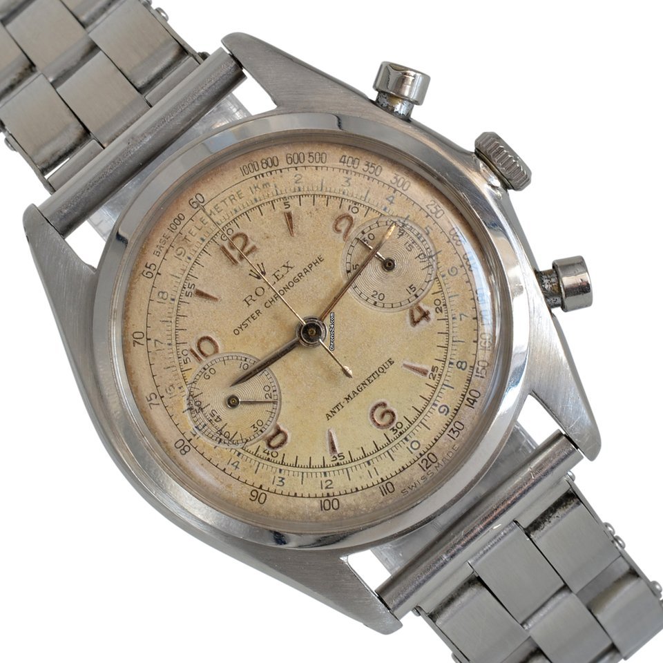 Rolex Chronograph Mens watch Unisex Steel Manual winding 4500
