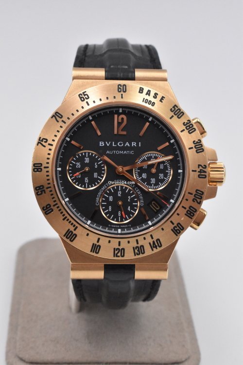 Bulgari Diagono Mens watch Unisex Automatic Yellow gold CH.40.G.TA