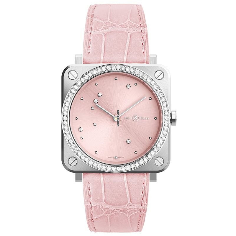Bell & Ross BR S Womens watch Quartz Steel BRS-EP-ST-LGD SCR