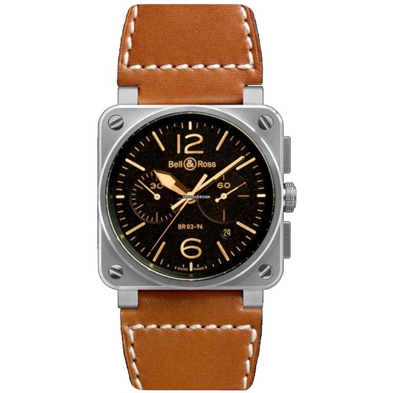Bell & Ross BR 03-94 Chronographe Mens watch Unisex Automatic Steel BR0394-ST-G-HE SCA