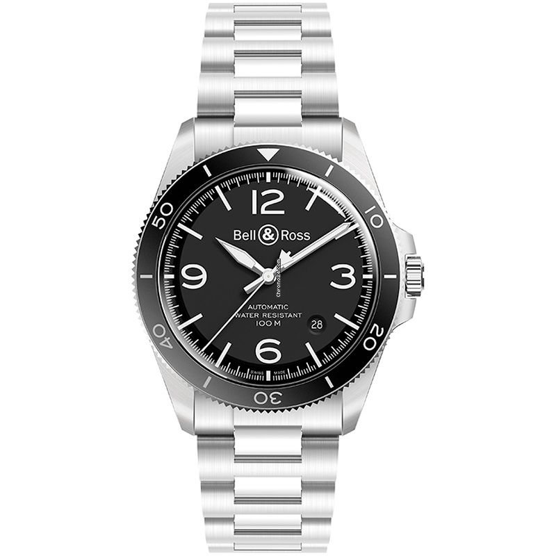 Bell & Ross BR V2 Mens watch Unisex Automatic Steel BRV292-BL-ST SST
