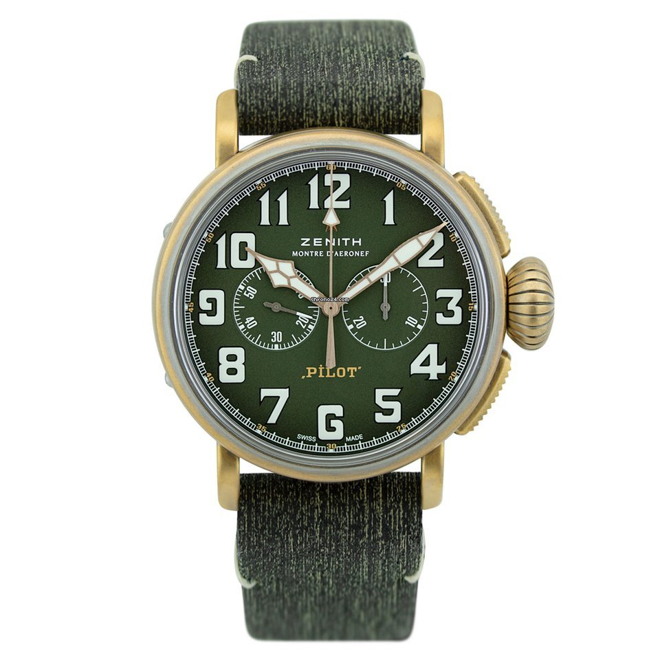 Zenith Pilot Mens watch Unisex Automatic Bronze 29.2430.4069 63.I001