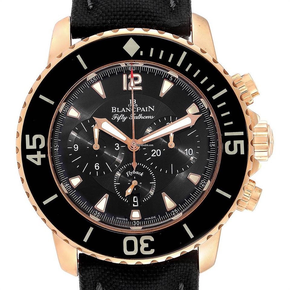 Blancpain Fifty Fathoms Mens watch Unisex Automatic Rose gold 5085F-3630-52