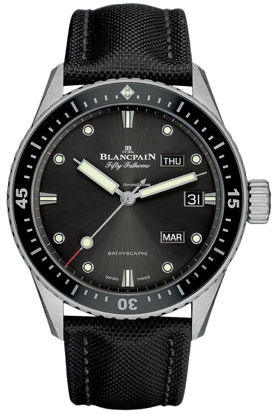 Blancpain Fifty Fathoms Mens watch Unisex Automatic Steel 5071 1110 NABA