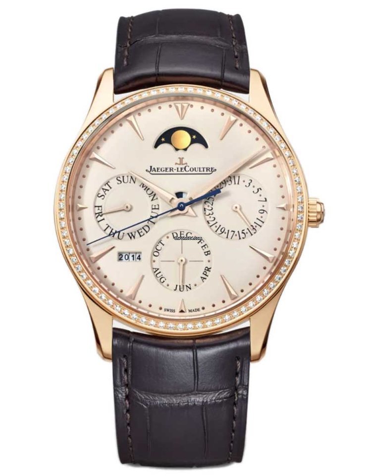 Jaeger-LeCoultre Master Ultra Thin Perpetual Mens watch Unisex Automatic Rose gold 1302501