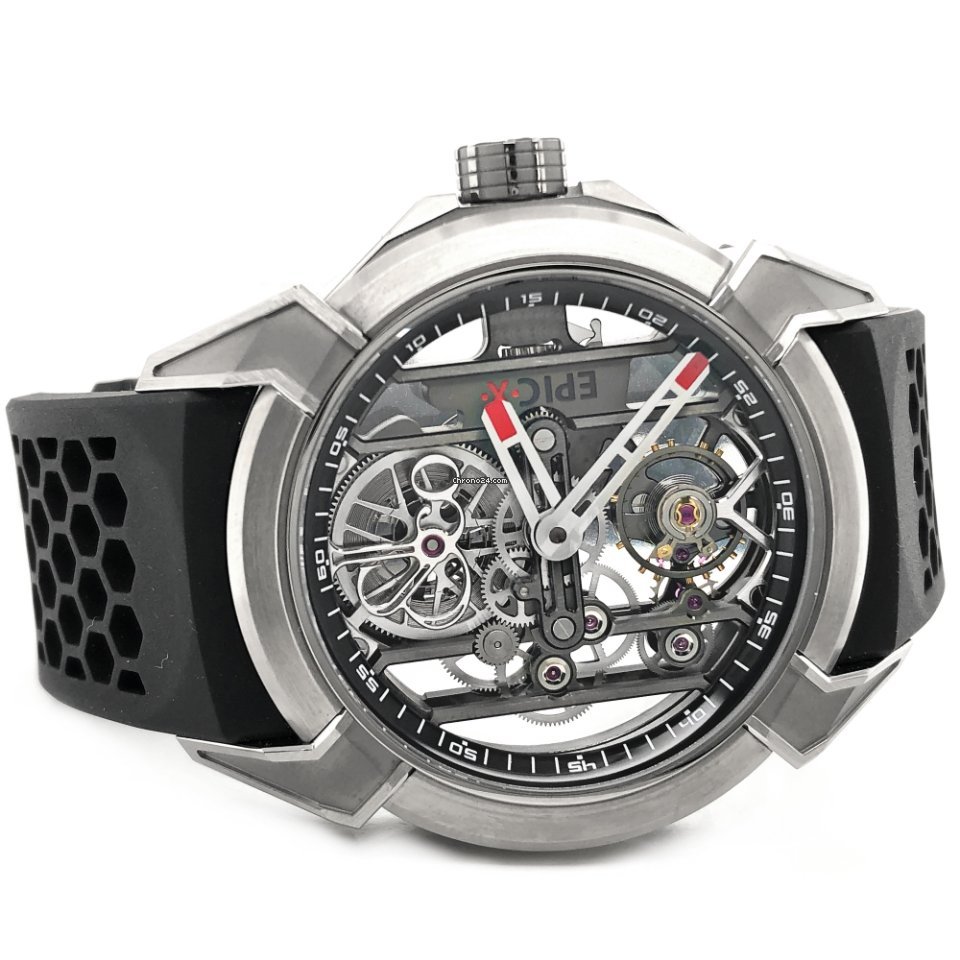 Jacob & Co. Mens watch Unisex Manual winding Titanium EX100.20.NS.BW.A