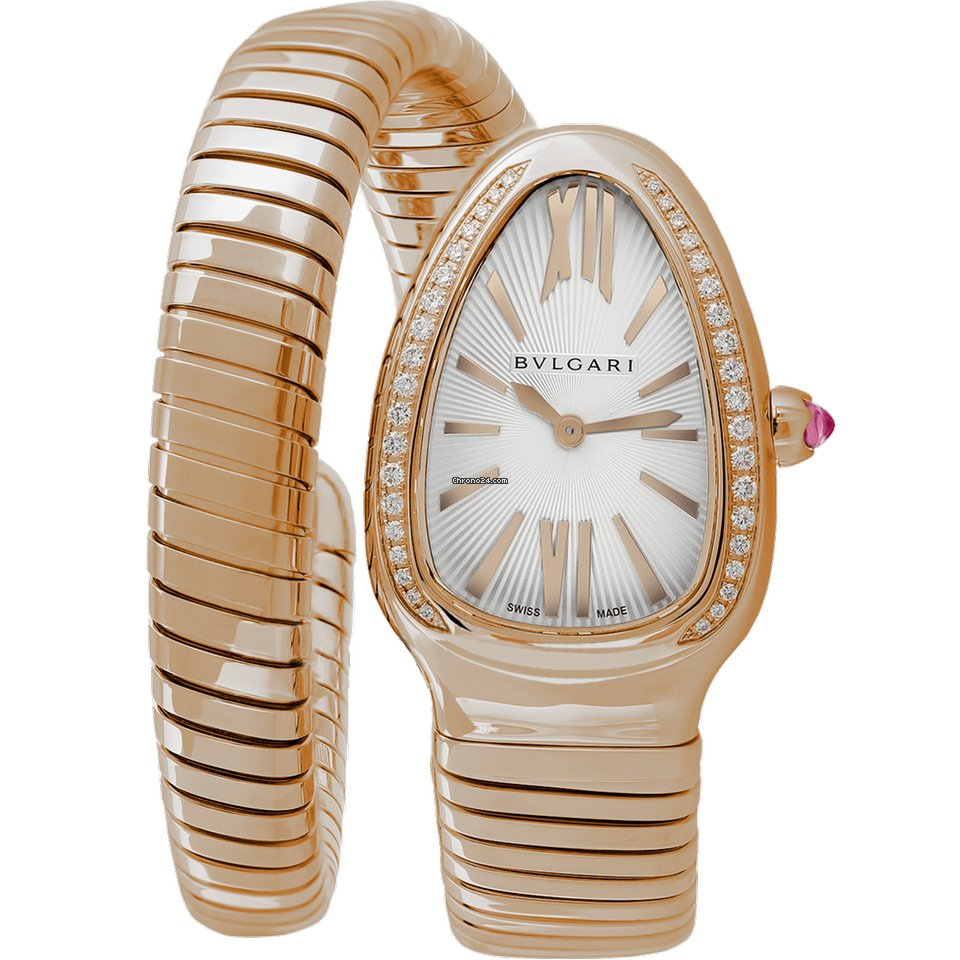 Bulgari Serpenti Womens watch Quartz Rose gold 103003 SPP35C14GDG.1T.1T