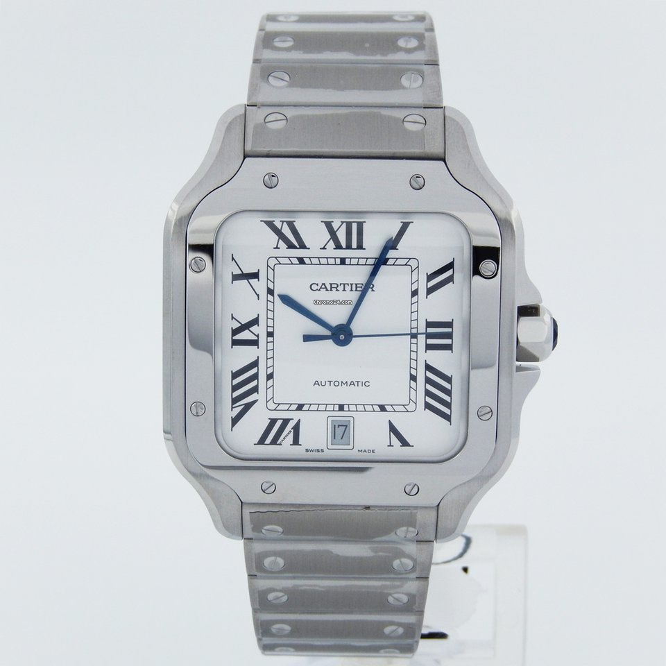 Cartier Santos Mens watch Unisex Automatic Steel WSSA0009