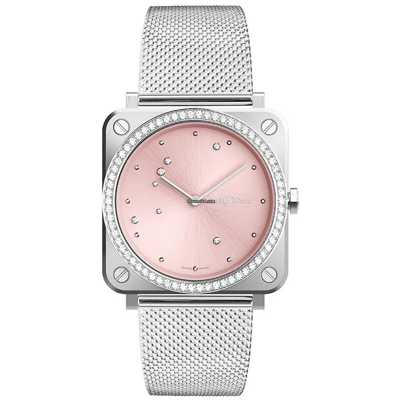 Bell & Ross BR S Womens watch Quartz Steel BRS-EP-ST-LGD SST