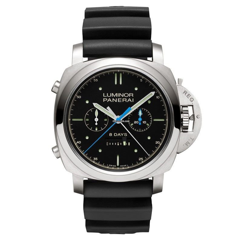 Panerai Luminor 1950 Rattrapante 8 Days Mens watch Unisex Manual winding Titanium PAM00530