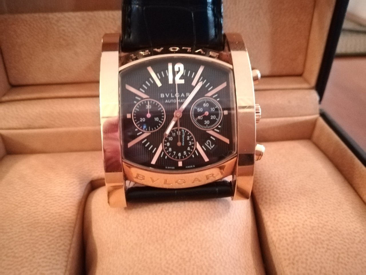Bulgari Assioma Mens watch Unisex Automatic Rose gold AA P 48 G CH