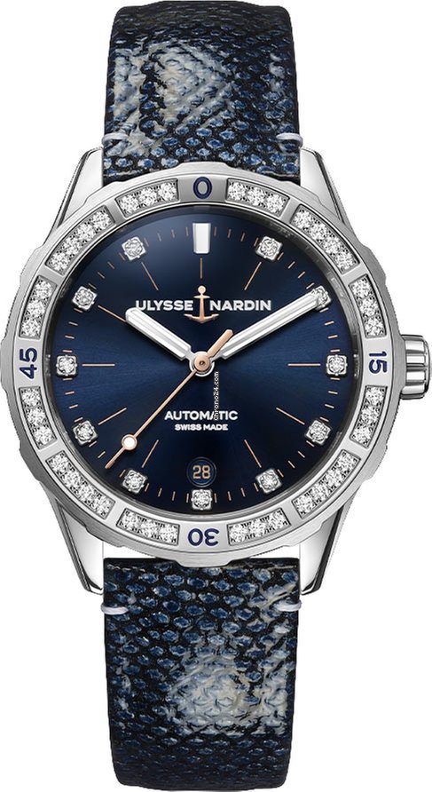 Ulysse Nardin Lady Diver Womens watch Automatic Steel 8163-182B.2 13