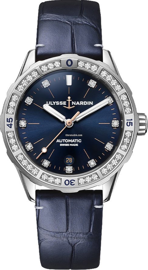 Ulysse Nardin Lady Diver Womens watch Automatic Steel 8163-182B.1 13